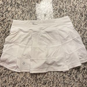 White lulu miniskirt